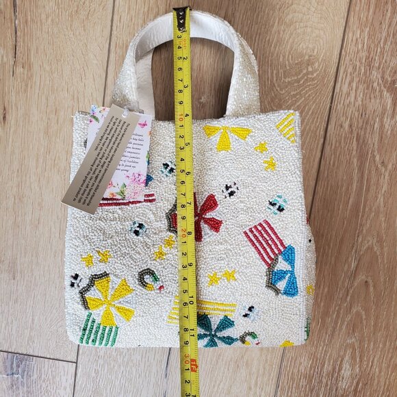 Viral Beach Sand Seaside Beaded Bag Shoulder Bag India Hand Made NEW Umbrellas - Picture 13 of 16